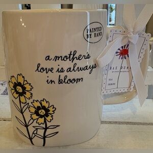 Rae Dunn Cream Mug - A Mother's Love in Bloom